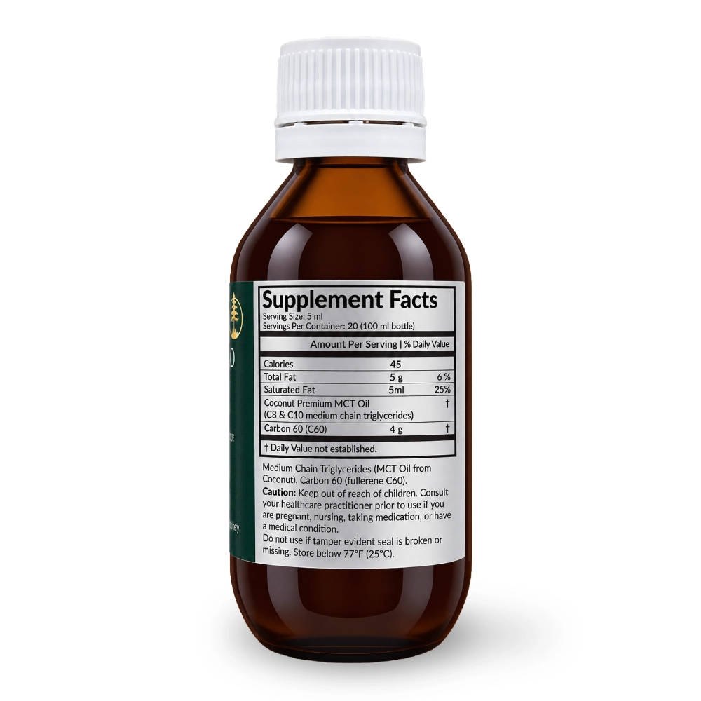 C60 MCT Oil 100ml - Image 2