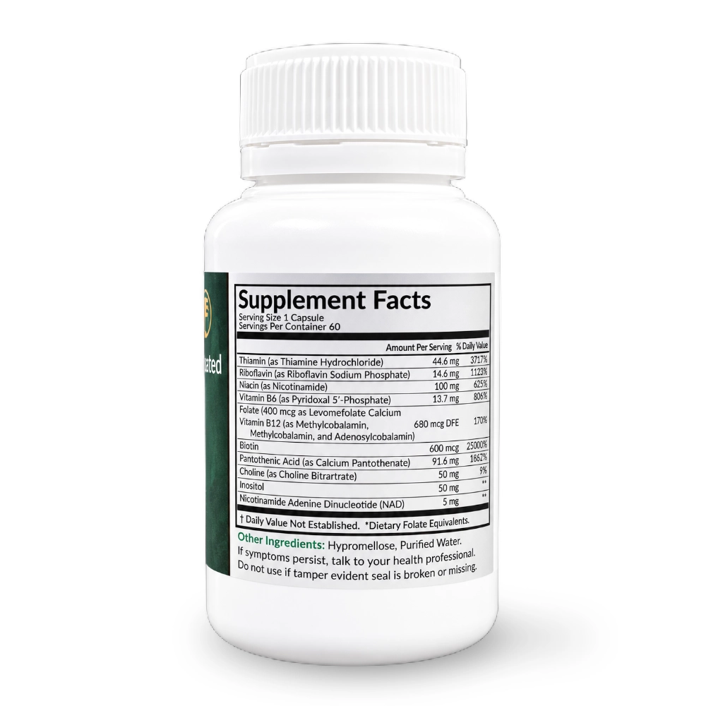 Complete Activated B Complex | 60 Capsules - Image 3